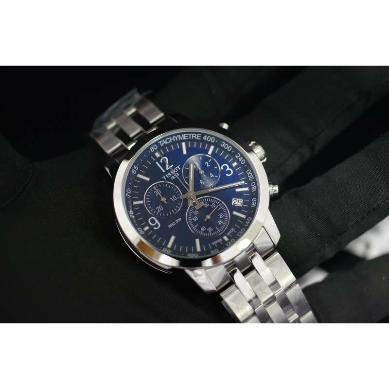 【稼動】TISSOT ティソ クロノグラフ 200m防水 腕時計 白盤面 楽天市場】ティソ 公式 メンズ 腕時計 TISSOT PRC 200 クロノ