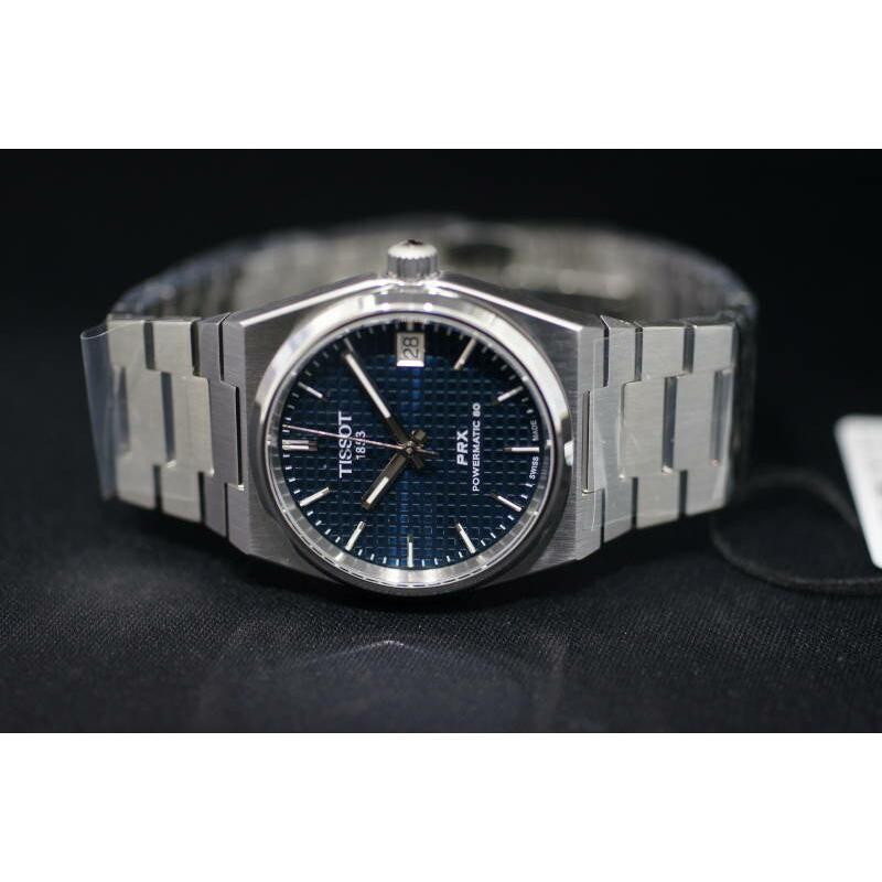 正規品TISSOT ティソ PRXブルー文字盤 自動巻き ステンレスバンド 35