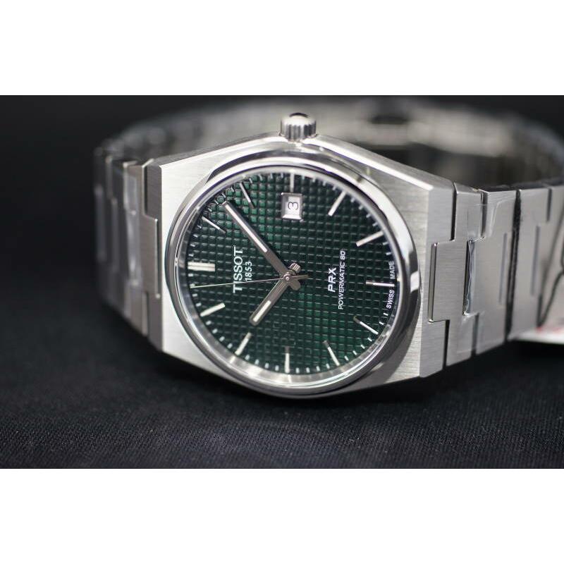 TISSOT 正規品TISSOT ティソ PRX グリーン文字盤 自動巻きモデル TISSOT 正規品TISSOT ティソ PRX グリーン文字盤 自動巻きモデル