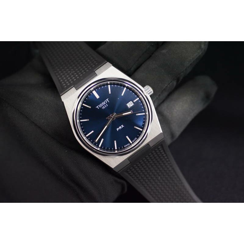 TISSOT 正規品TISSOT ティソ PRX ブルー文字盤 クォーツ駆動 TISSOT 正規品TISSOT ティソ PRX ブルー文字盤 クォーツ駆動