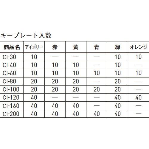 杉田エース 161-015 キーボックス CI-40 アイボリー 仕入先在庫品 : 佐