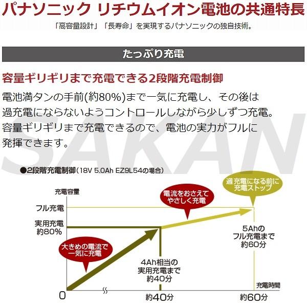 Panasonic パナソニック(Panasonic) 純正品 EZ9L54 18V(5.0Ah)大 Panasonic パナソニック(Panasonic) 純正品 EZ9L54 18V(5.0Ah)大