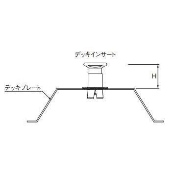 乾産業(INUI) デッキインサート W3/8×40 入数：300個 ☆カラー5色