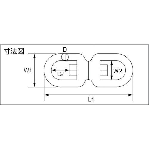 ■水本機械製作所　ステンレス　スイベル　線径８ｍｍ　長さ９０ｍｍ （品番:B-285）｜sakan｜03
