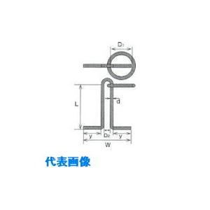 □水本機械製作所 ステンレス 係船環MR型 リング内径 □水本機械製作所 ステンレス 係船環MR型 リング内径