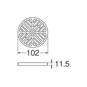 SANEI(三栄/サンエイ) PH91F ユニットバス用トラップ皿/ABS樹脂 | サンエイ化学 | 01