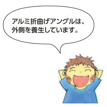 創建 56028-3m アルミアングル1.2×12×12 長さ3m アルマイトシルバー