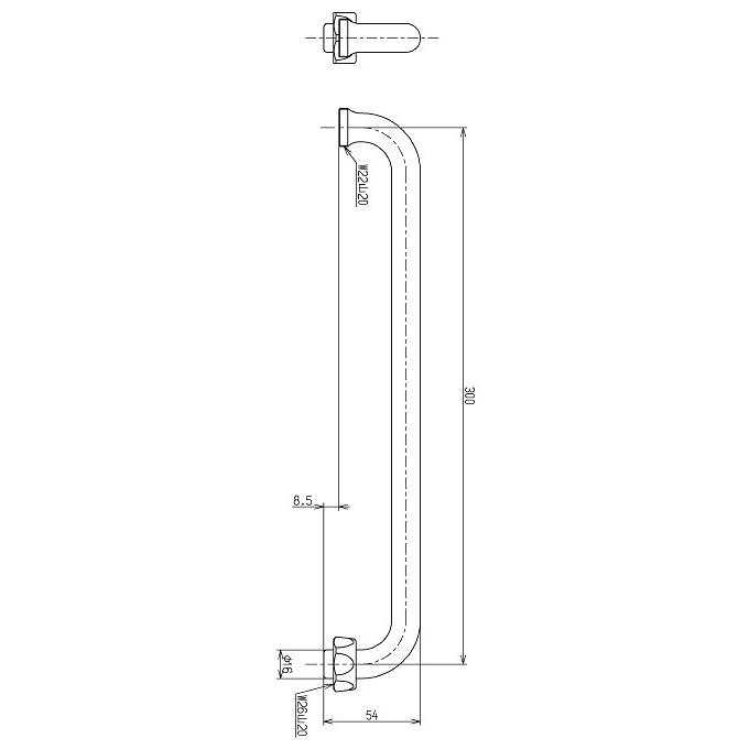TOTO TOTO(トートー) 水栓用品 THY212ALL 純正品 自在パイプ 長さ300mm