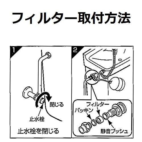 TOTO(トートー) トイレ手洗用品 THY90678 純正品 ボールタップ用フィルター | TOTO | 01