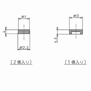 TOTO(トートー) トイレ手洗用品 THYK2 純正品 ボールタップ用パッキン (バルブ用パッキン) | TOTO | 01