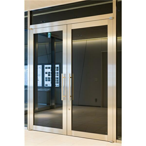 ユニオンドアハンドル　押し棒タイプ　品番：T52-01-023-L1200 (直送品、扉厚：30~45mm,ご指示下さい。) | ユニオン(DIY) | 02