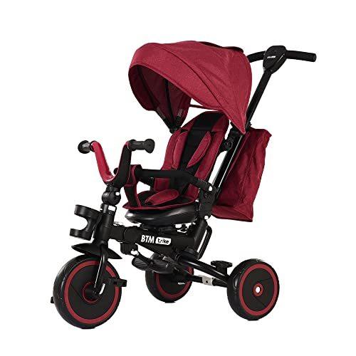 BTM 三輪車 子供用三輪車 サンシェード付き 自立式 折りたたみ 5色(27810円)