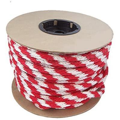 新品 Cwc 5 8in Solid Braid Multifilament Poly Red White Halter Rope 0ft Rakuten Www Technet 21 Org