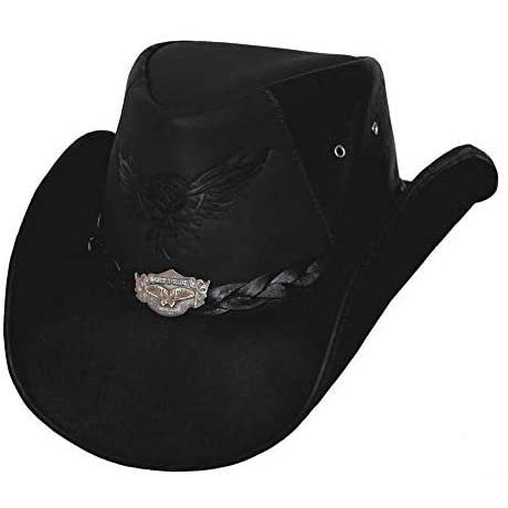 Web限定 Bullhide Hats Men S King Of The Road Leather Cowboy Hat 3 3 8 Brim Black Large 半額品 Swinsonmedical Com