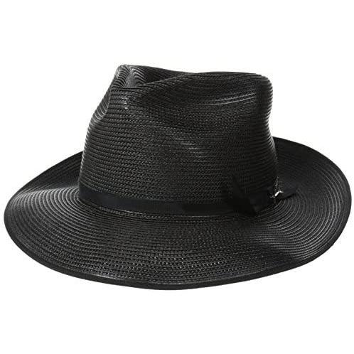 代引き手数料無料 Stetson Men S Stratoliner Florentine Milan Straw Hat Black 7 25 日本全国送料無料 Zoetalentsolutions Com