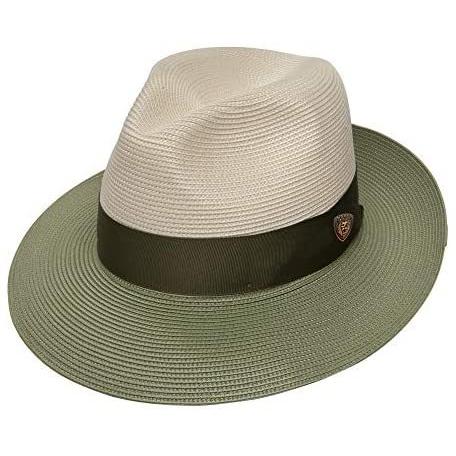 格安 Stetson And Dobbs Hats Men S Toledo Milan Straw Hat Ivory Olive 7 3 8 今月限定 特別大特価 Zoetalentsolutions Com