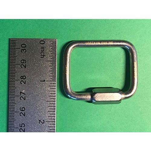 Stainless Steel 316 Square Quick Link 3/16" (5mm) Marine Grade｜sakanori-store｜03