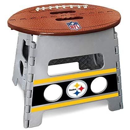 【一部予約！】 FANMATS NFL Stool Step Folding Steelers Pittsburgh アウトドアチェア