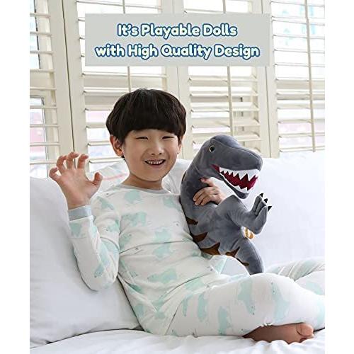 HELLOPROM DINORY Dinosaur Neck Pillow, Tyranosaurus, Fit for Both Children and Adult Women, Cute Dinosaur Doll for Kids, Appropriate for Lon｜sakanori-store｜03