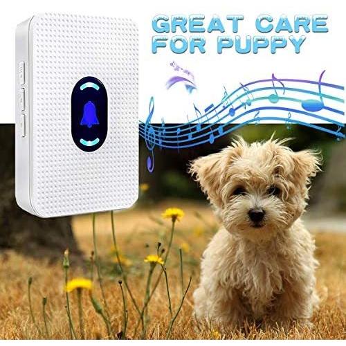 Daytech Dog Door Bell for Potty Training Doggie Doorbells IP55 Waterproof Touch Buttons with 55 Melodies 5 Volume Levels LED Flash (2 Touch｜sakanori-store｜04