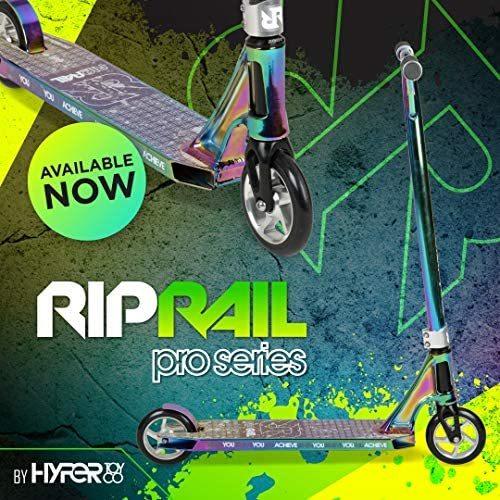 Riprail Pro Series 1 Performance Stunt Scooter with Alloy Jet Fuel Deck with Cut-Out, Alloy Core Wheels, ABEC-9 Bearings,｜sakanori-store｜08