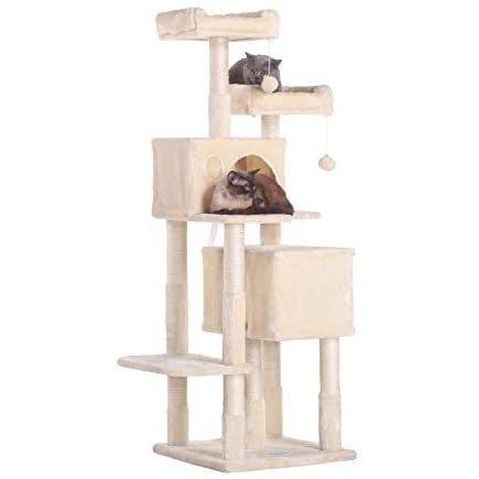 レビューで送料無料 Hey Brother 60 Inches Multi Level Cat Tree Condo Furniture With Sisal Covered Scratching Posts 2 Plush Condos 2 Plush Perches For Kittens B07rz8tt85 Kb Import Shop 通販 Yahoo ショッピング 数量限定 Jeannesauve Org