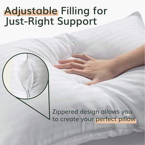 Pillows for Sleeping - King Size, 2 Pack - Premium Down Alternative, Hotel Bed Pillow Set - Luxury, Plush Cooling Gel Pillow, Hypoallergenic｜sakanori-store｜06