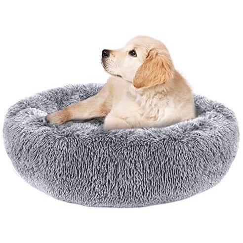 人気ブランド Pjyucien Calming Dog Bed Cat Bed Large Medium Small Pet Beds Soft Cozy Donut Cuddler Round Plush Beds For Dogs Cats Waterproof Anti Sli 今月限定 特別大特価 Jeannesauve Org