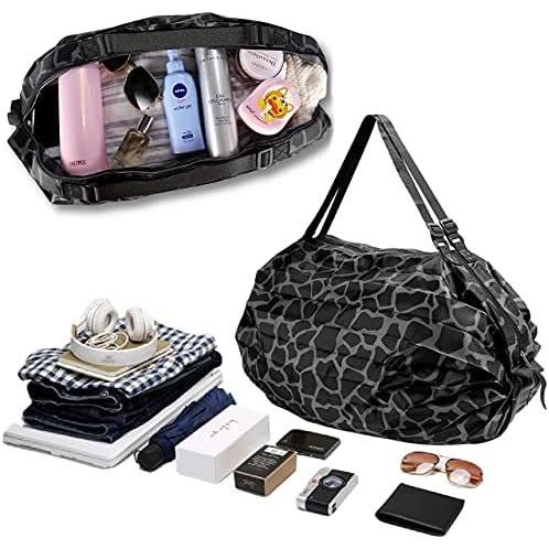 Tote Bag Lightweight Beach Bag Large Gym Bag Foldable Travel Bag Reusable Weekender Bag for Women Travel washable Overnight Bags for Women T｜sakanori-store｜05