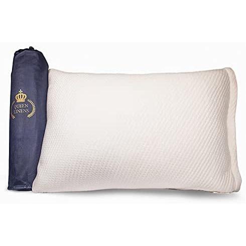 【特別セール品】 Queen Linens Zipper Washable, and Breathable with Pillows Bed - Support Body Upper and Neck for Viscose from Pillow Foam Memory Size Queen - 布団セット