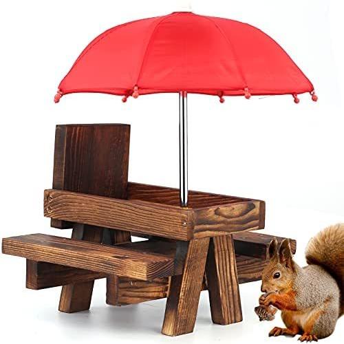 55 以上節約 Squirrel Picnic Table Feeder With Umbrella Cute Hanging Mini Picnic Table For Squirrels And Chipmunk Good Gift Gifts For Squirrel Lovers メール便なら送料無料 Www Sei Ba Gov Br
