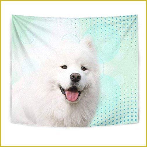 即発送可能 Samoyed Dog Print Tapestry 平行輸入品 手数料安い Kuljic Com