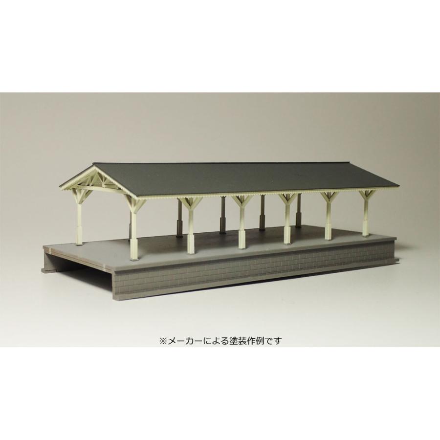 【模型】　明治風大型ホーム　（上屋終端部）　：IORI工房　未塗装キット　N(1/150)　213｜sakatsu