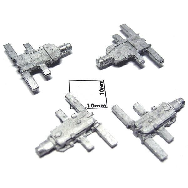 ポイント・モーター 4ヶ入り ：エコーモデル 未塗装キット HO(1/80