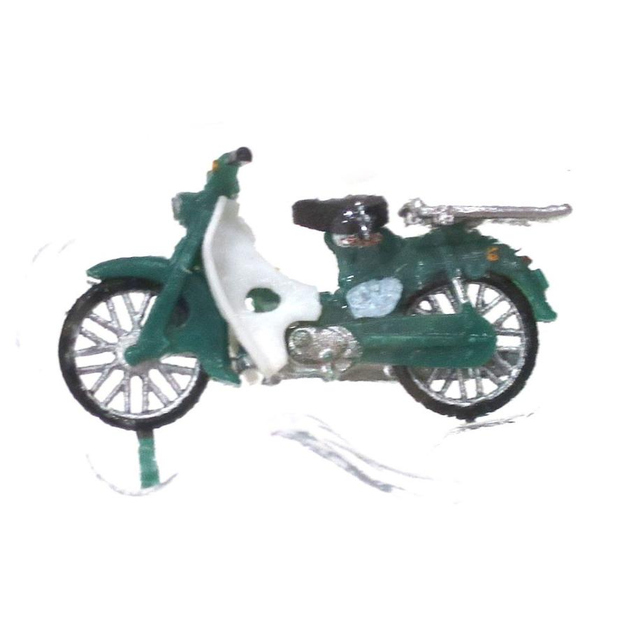 ホンダ・スーパーカブ 緑 ビジネス ：エコーモデル 塗装済完成品 HO(1