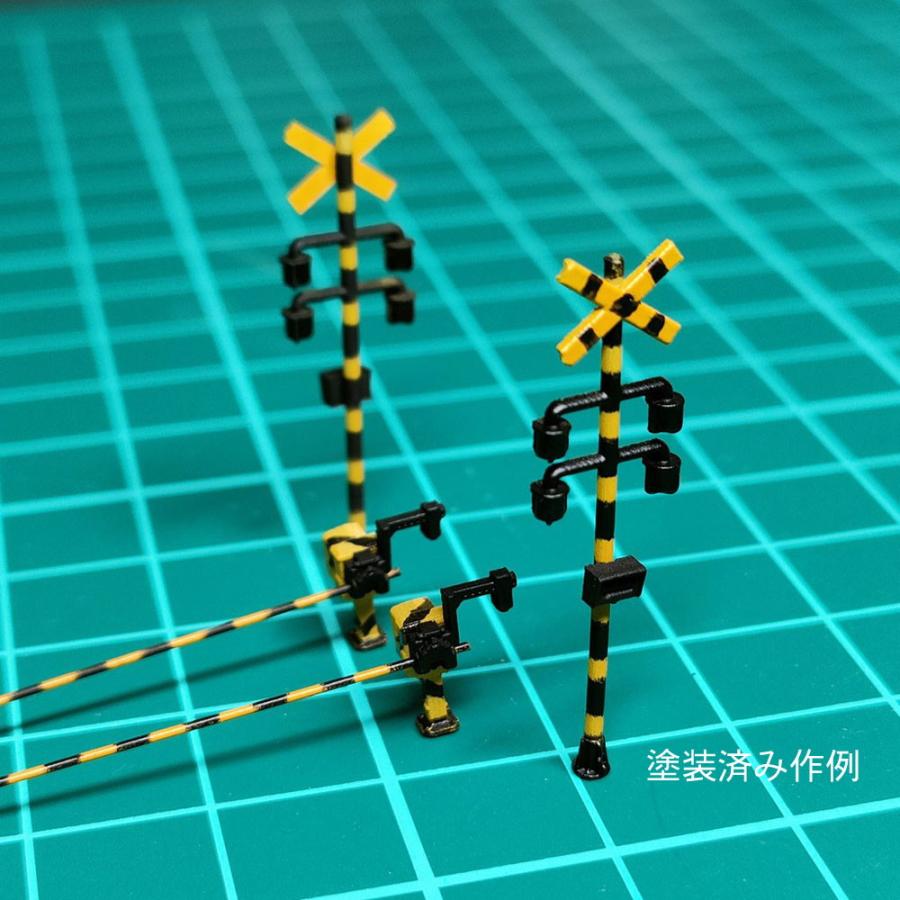 全方向型踏切増設セット ：Cityscape Studio 未塗装キット N(1/150