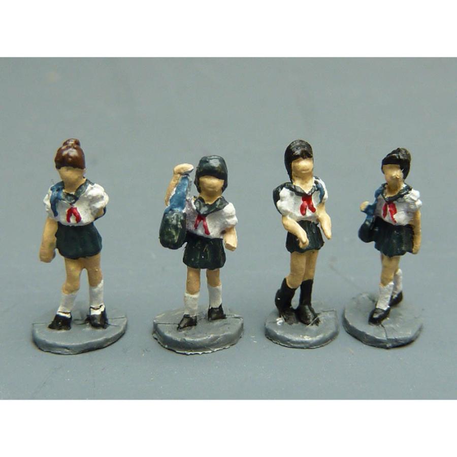 女子高校生（セーラー服1）：アイコム 塗装済完成品 ノンスケール MLS