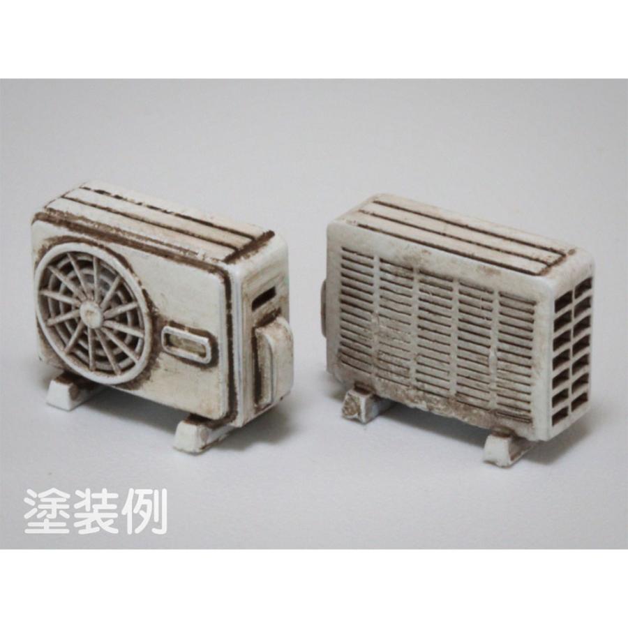 エアコン室外機セット ：梅桜堂 HO(1/83) 未塗装キット AC-068-83U
