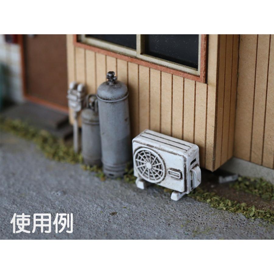 エアコン室外機セット ：梅桜堂 HO(1/83) 未塗装キット AC-068-83U