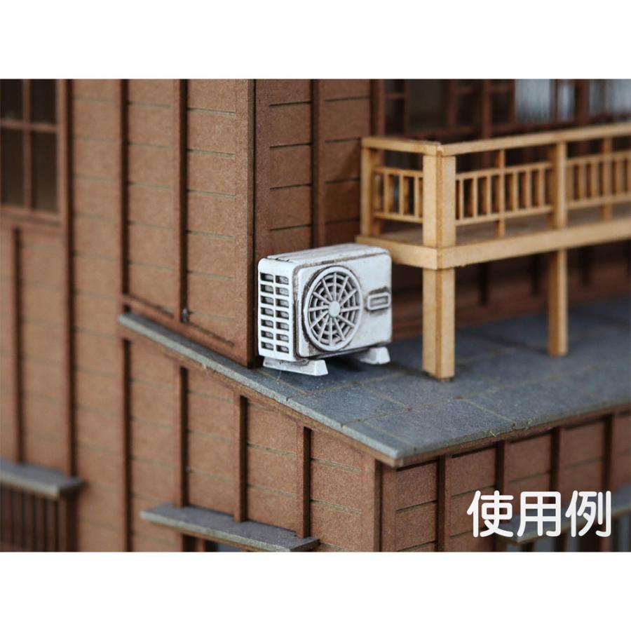 yurine室外機 エアコン室外機セット ：梅桜堂 HO(1/83) 未塗装キット AC-068-83U