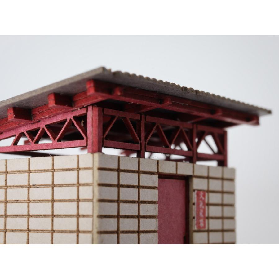 ブロック小屋 2セット入り ：梅桜堂 N(1/150) 未塗装キット ST-014-15C