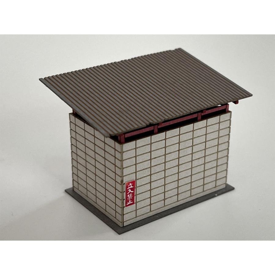 ブロック小屋 カラー :梅桜堂 HO(1/83) 塗装済みキット ST-014 ブロック小屋 カラー :梅桜堂 HO(1/83) 塗装済みキット ST-014