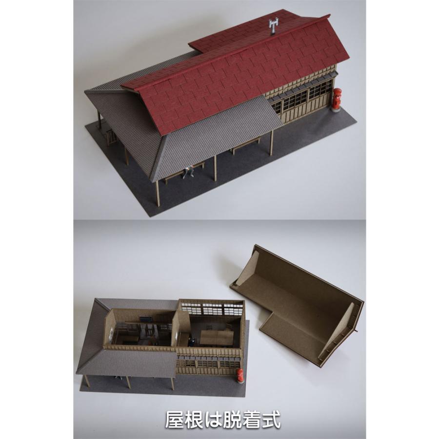 上神梅駅 わたらせ渓谷鐵道 :梅桜堂 HO(1/80) 塗装済みキット ST-015-80C|sakatsu|03