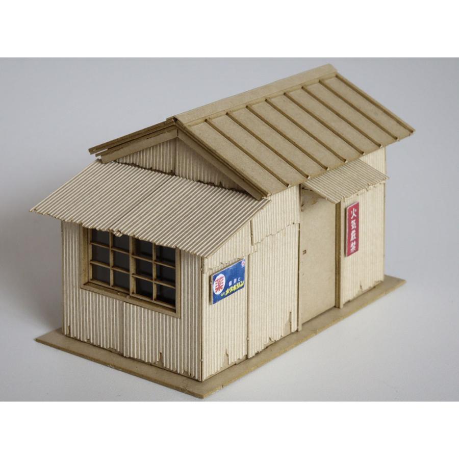 トタン小屋C :梅桜堂 HO(1/83) 未塗装キット ST-017-83U : さか トタン小屋C :梅桜堂 HO(1/83) 未塗装キット ST-017-83U : さか