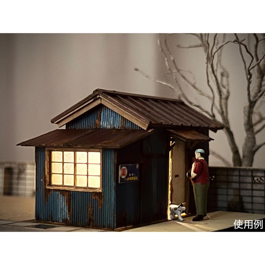 トタン小屋C :梅桜堂 HO(1/83) 未塗装キット ST-017-83U : さか トタン小屋C :梅桜堂 HO(1/83) 未塗装キット ST-017-83U : さか