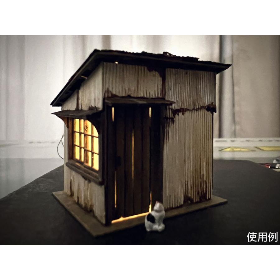 トタン小屋D :梅桜堂 HO(1/83) 未塗装キット ST-018-83U : さか トタン小屋D :梅桜堂 HO(1/83) 未塗装キット ST-018-83U : さか