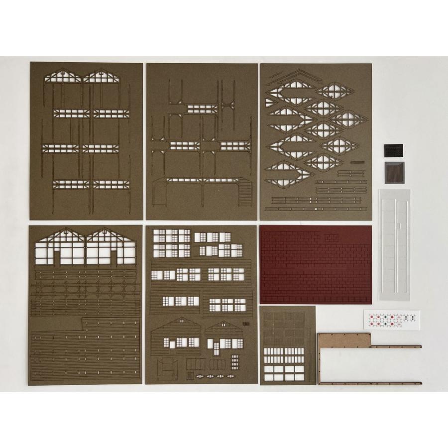 杉沢の2線機関庫II ：梅桜堂 HO(1/87) 着色済みキット ST-027