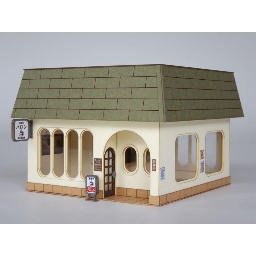 喫茶店A ：梅桜堂 着色済みキット 1/83スケール ST-038-83C : さかつう