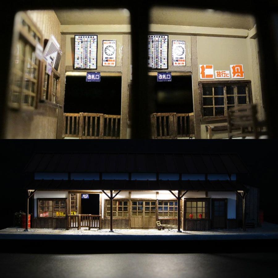 木造駅舎 月本駅 ：匠ジオラマ工芸舎 塗装済完成品 HO(1/80) 1012