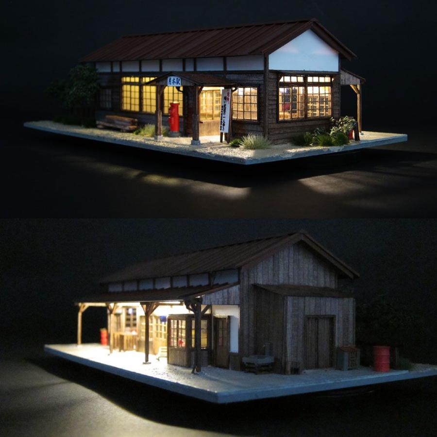 木造駅舎 月本駅 ：匠ジオラマ工芸舎 塗装済完成品 HO(1/80) 1012